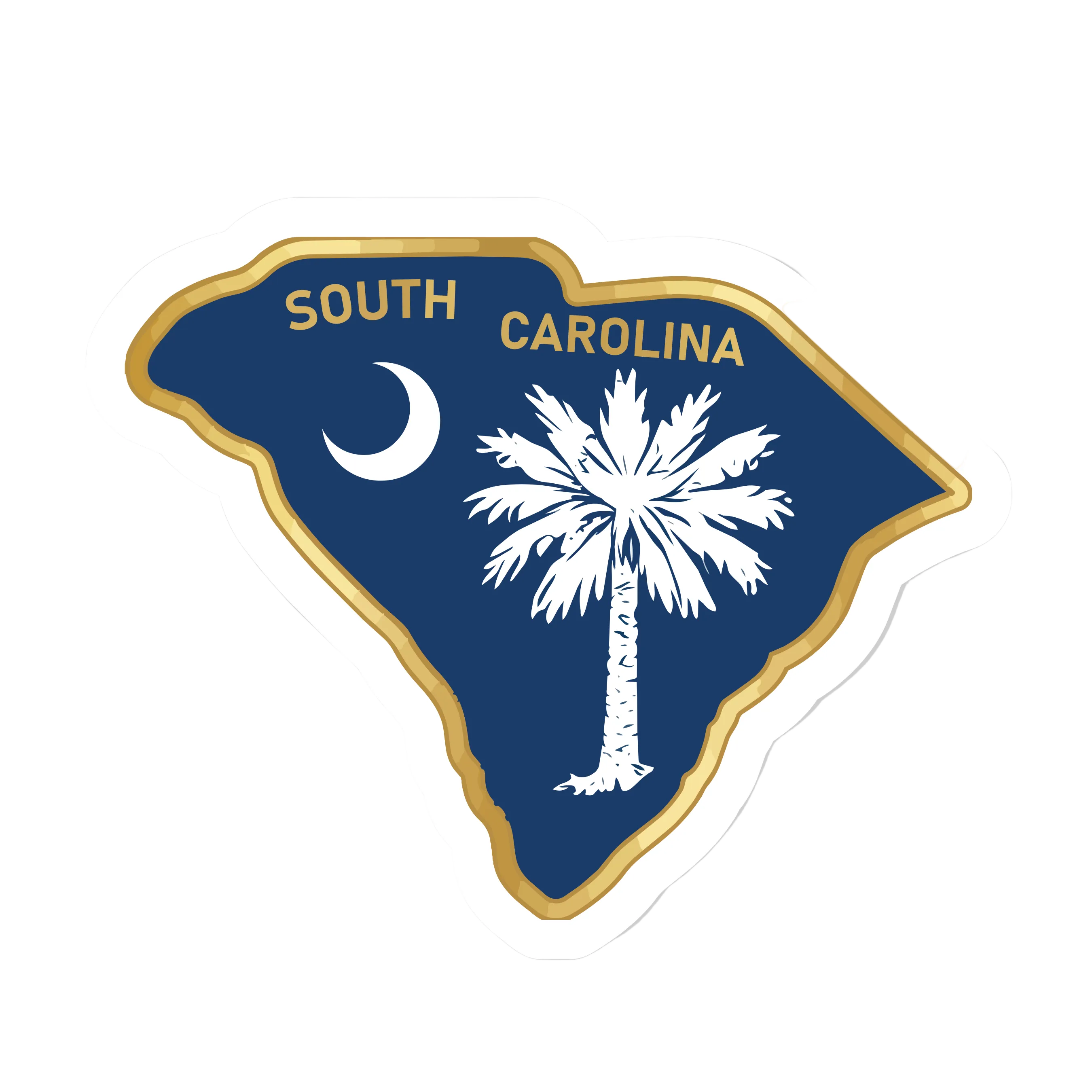 South Carolina State Shaped Patch