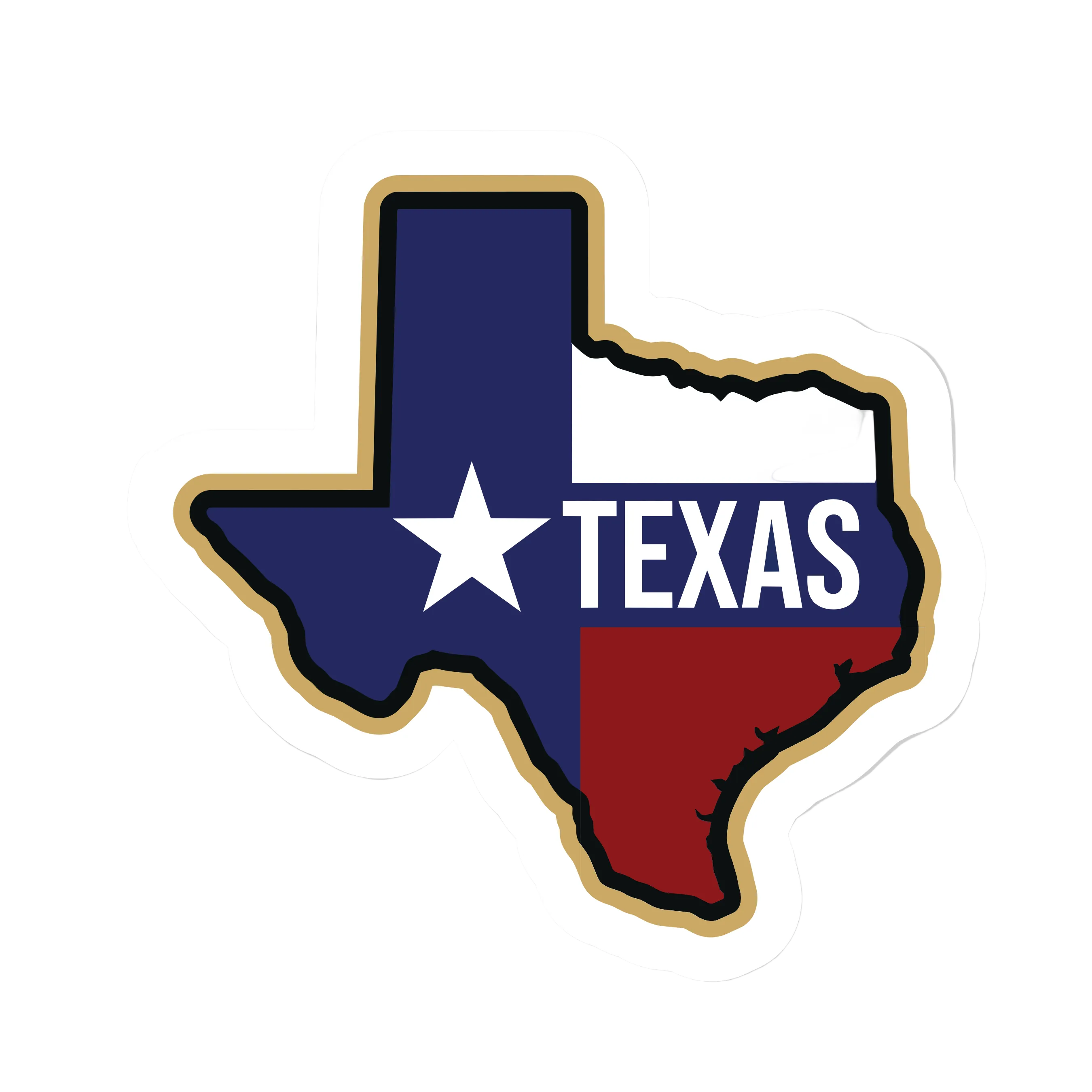 Texas State Shaped Patch