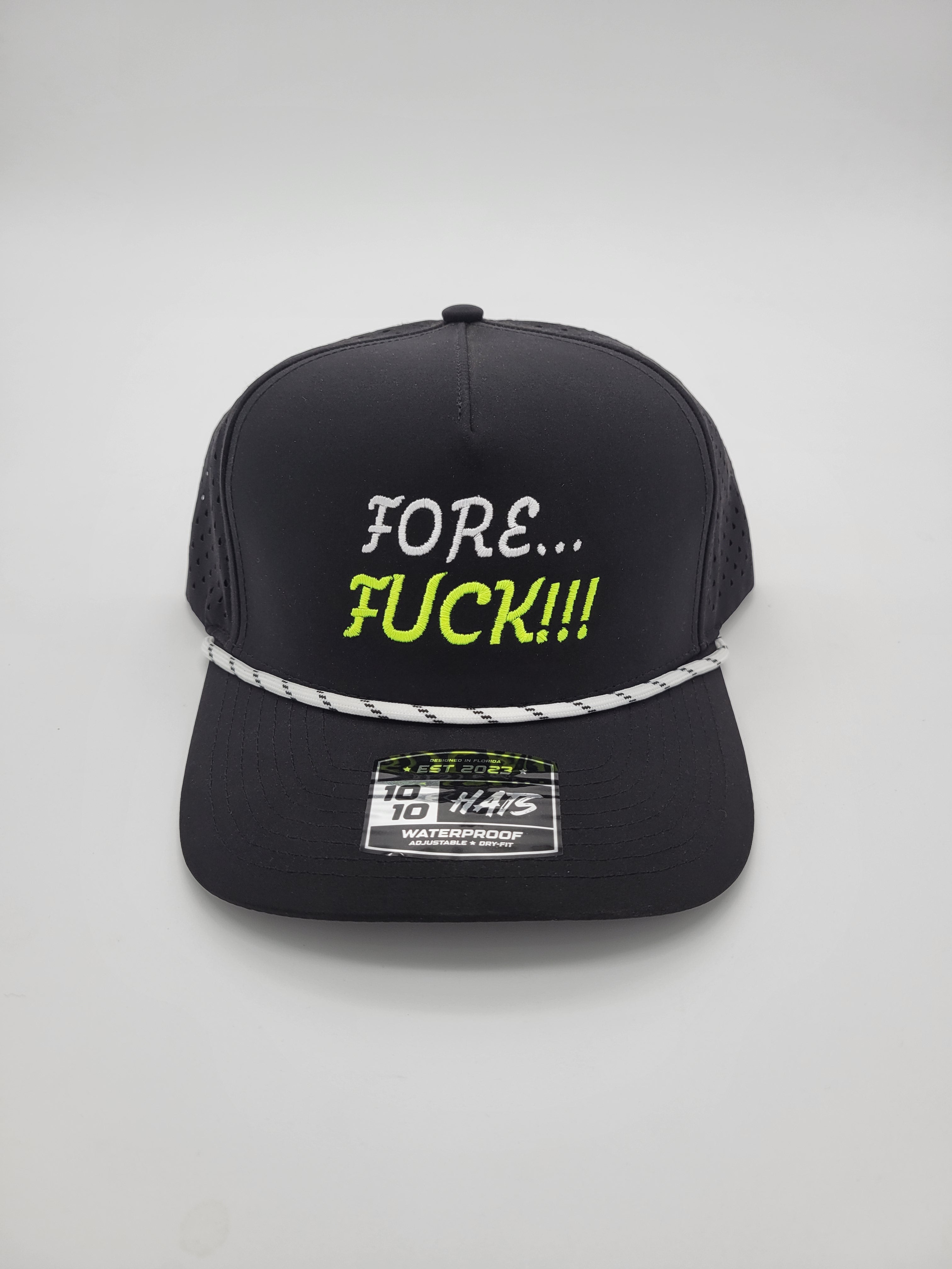 Fore...Fuck!!! Embroidered Hat