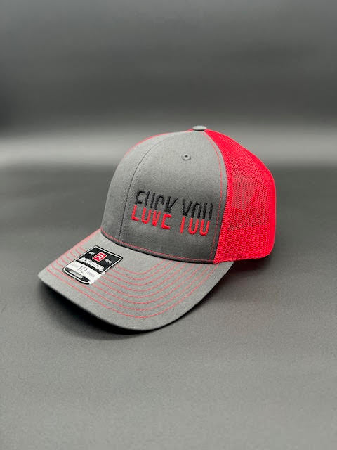 Fuck You / Love You Embroidered Hat