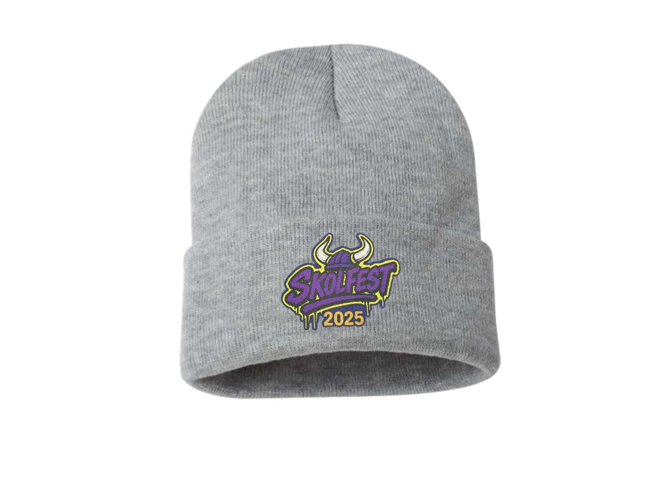 SkolFest 2025 Beanie 12" Solid Cuffed Beanie SP12