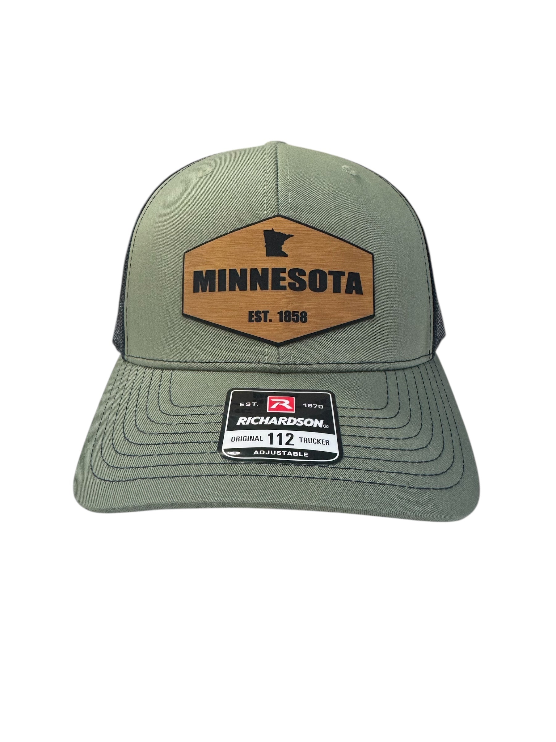 Minnesota Established 1858 Wood Hat!