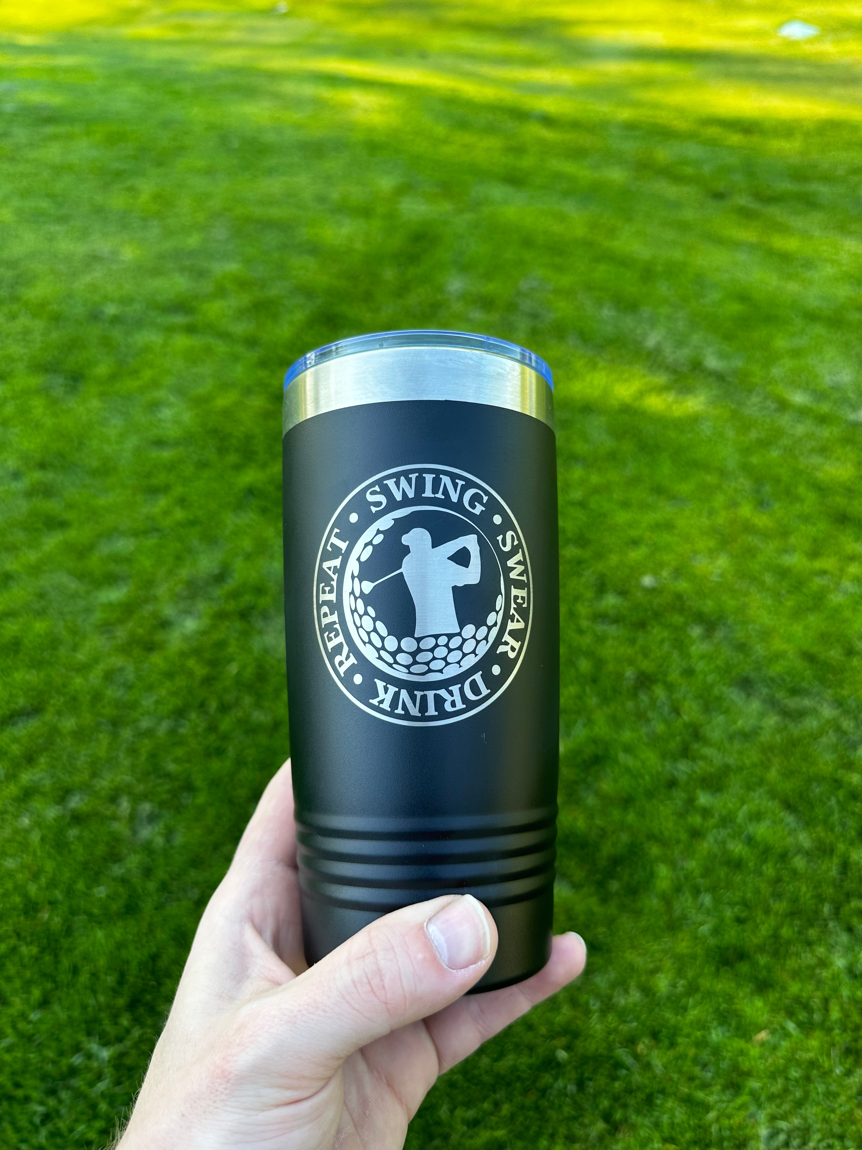 Swing Swear Drink Repeat Tumbler