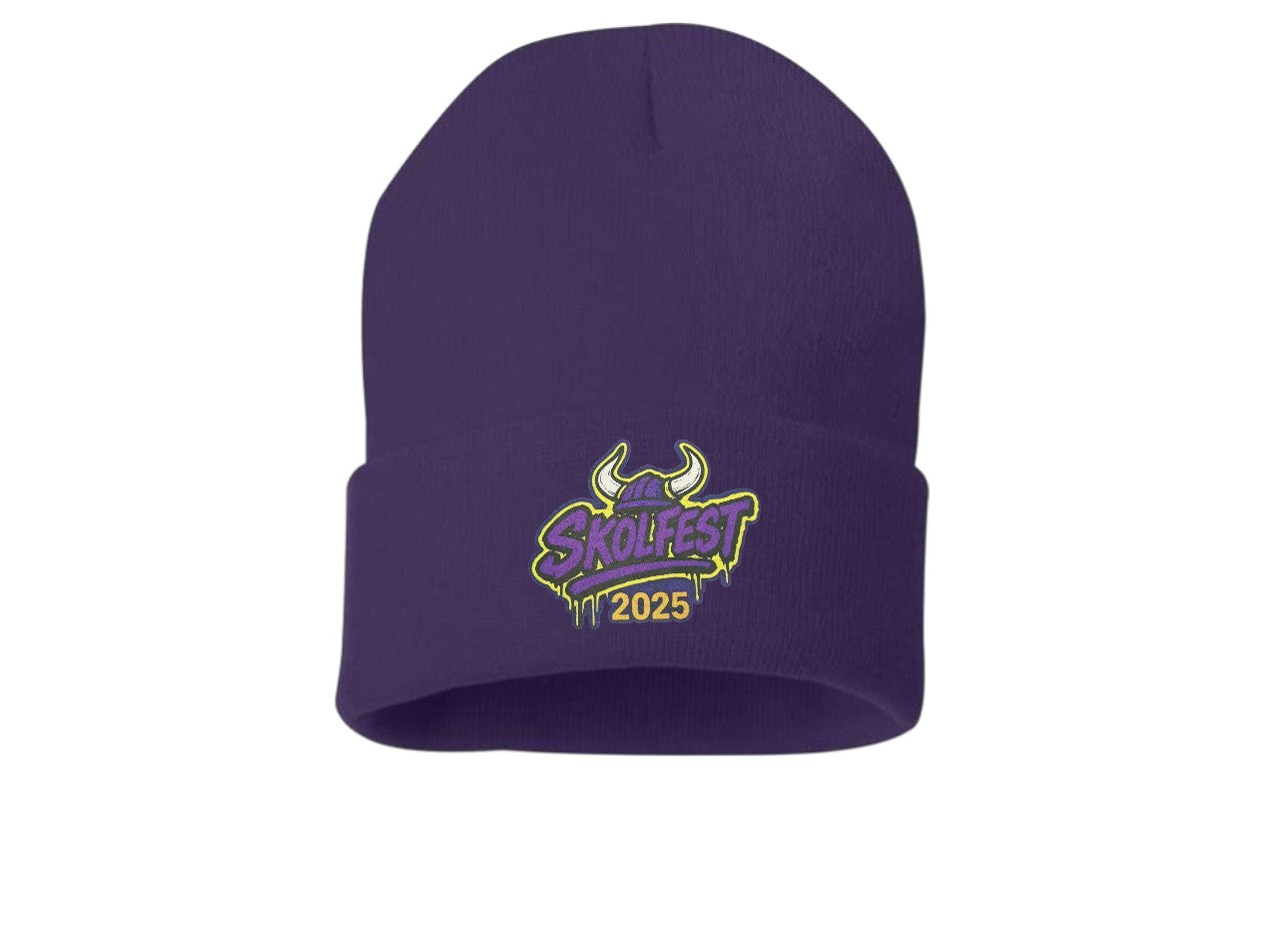 SkolFest 2025 Beanie 12" Solid Cuffed Beanie SP12