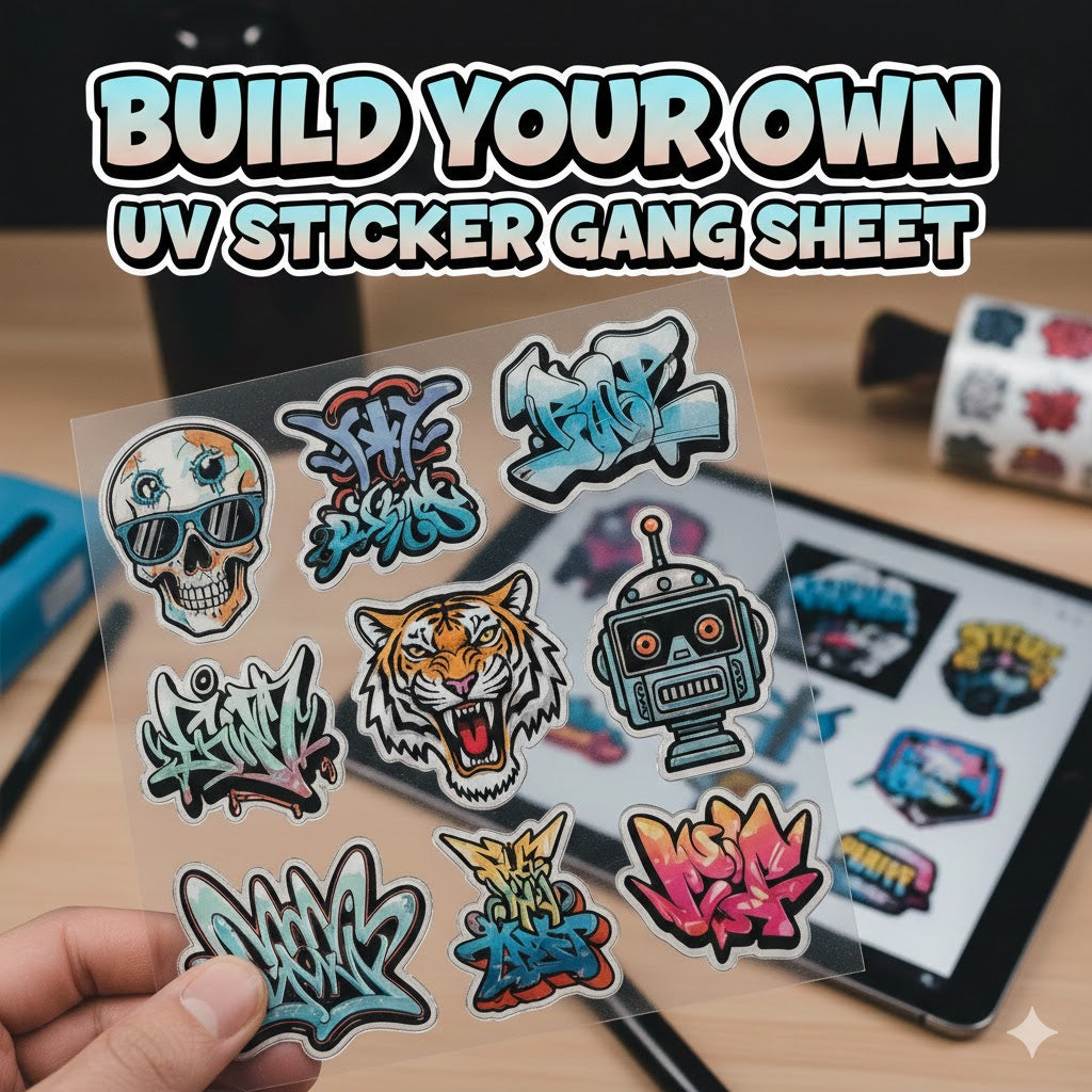 UV DTF STICKER GANG SHEET