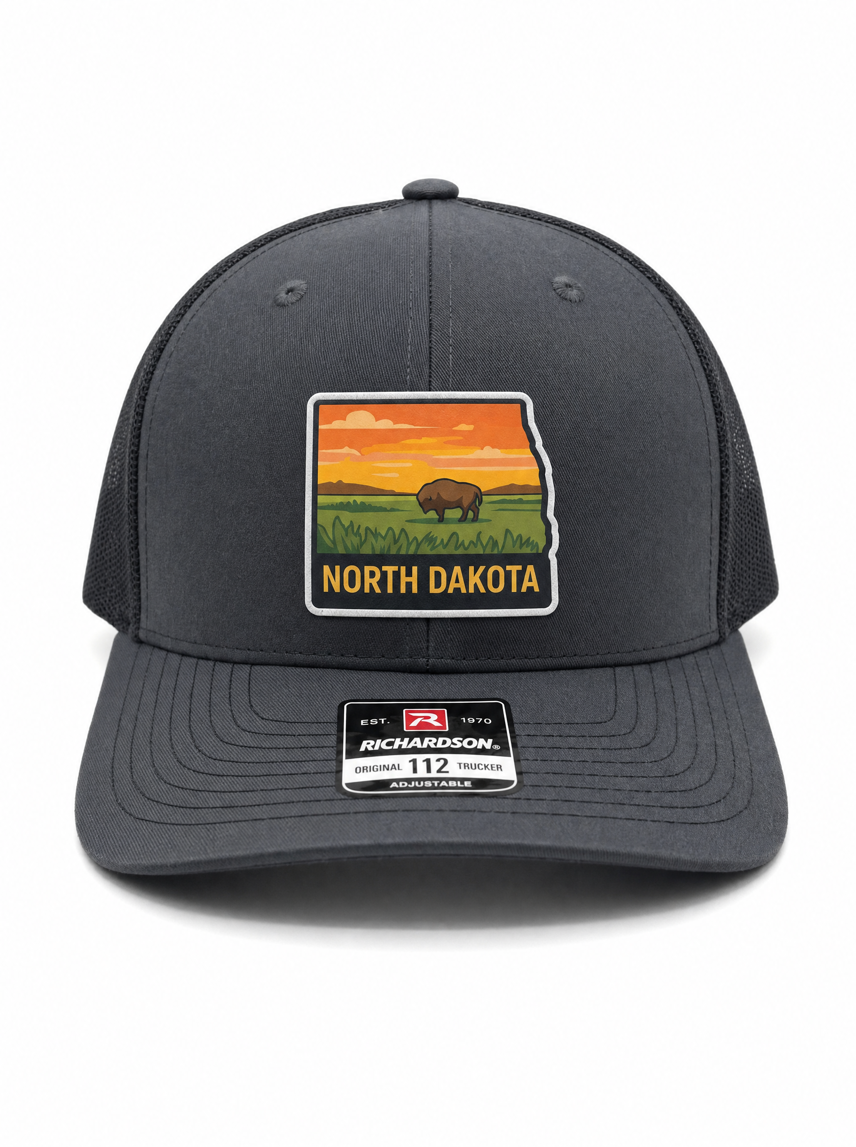 North Dakota State Shaped Patch