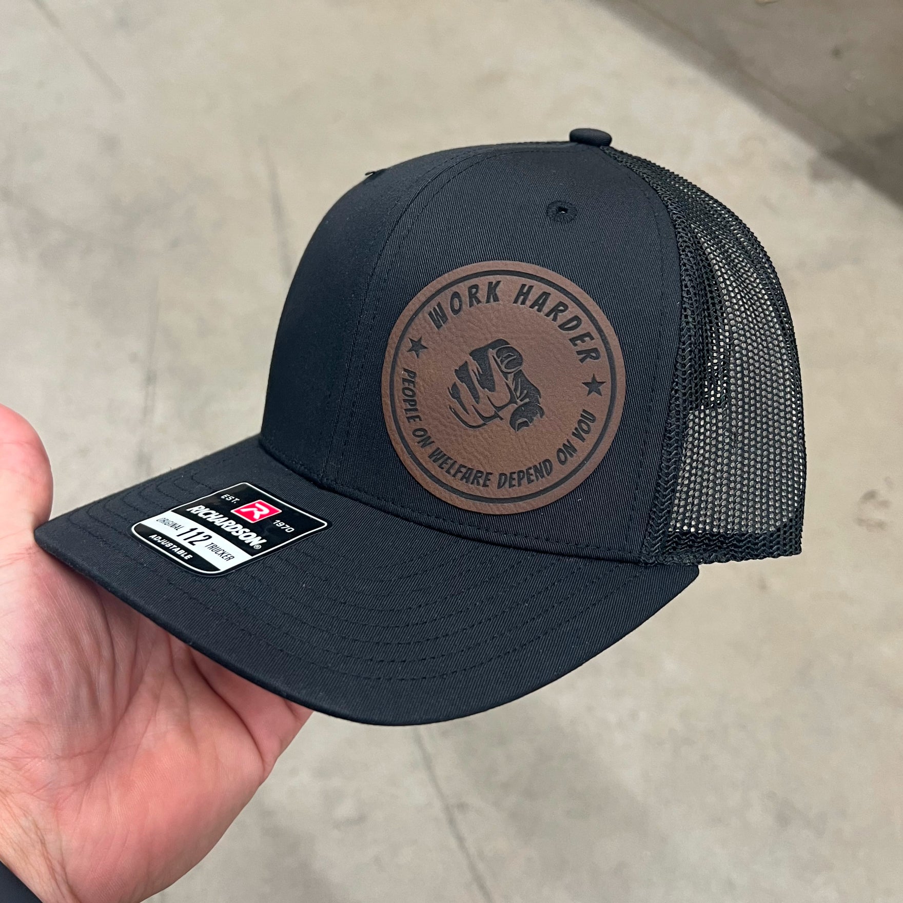 Work Harder, People Depend On You Hat