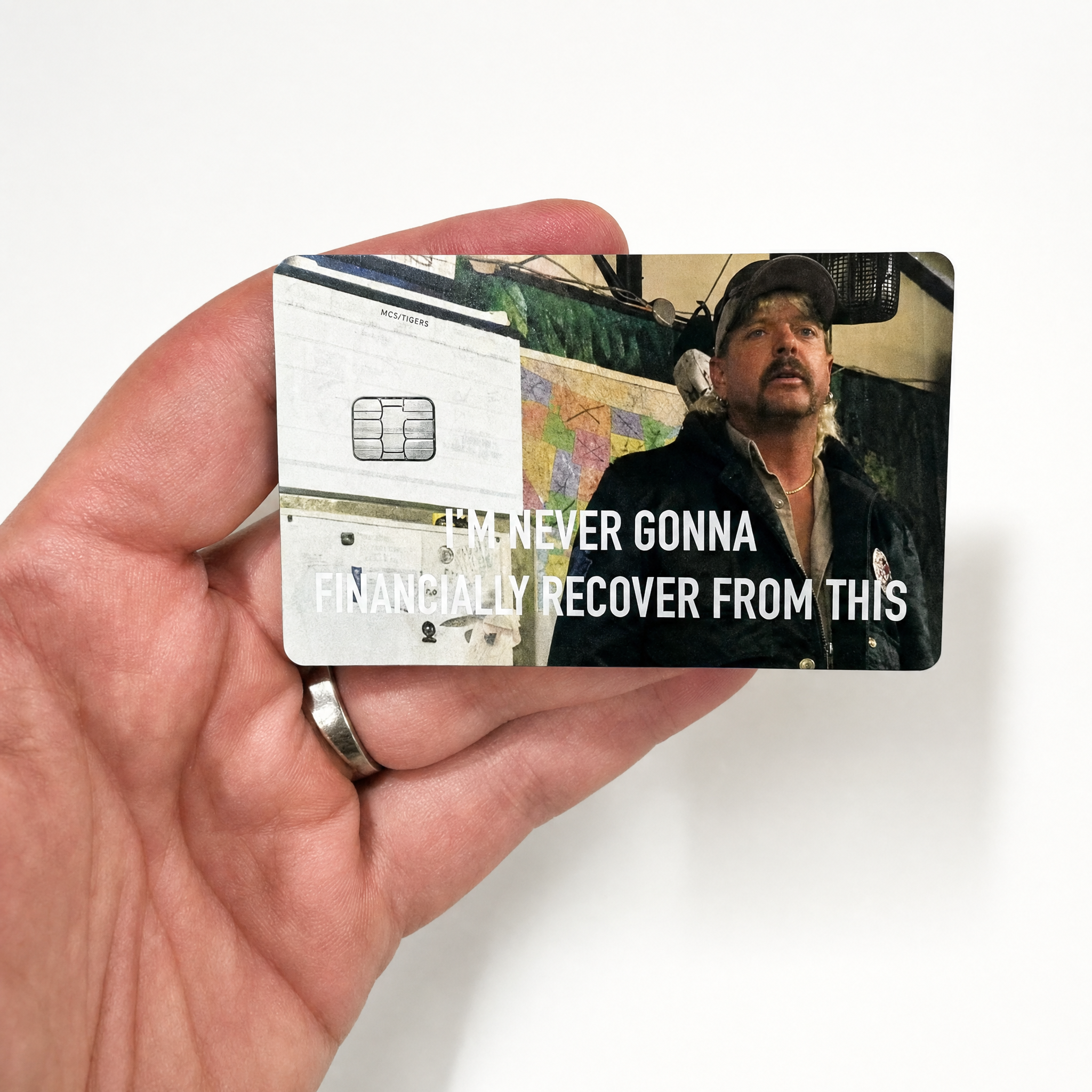 I'm Never Gonna Financially Recover From This QR Code Credit Card Sticker
