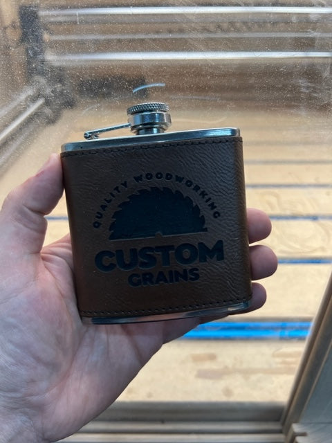 Leatherette Flask (6 oz)