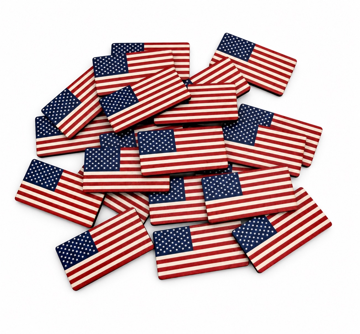 American Flag UV Printed Side Patch