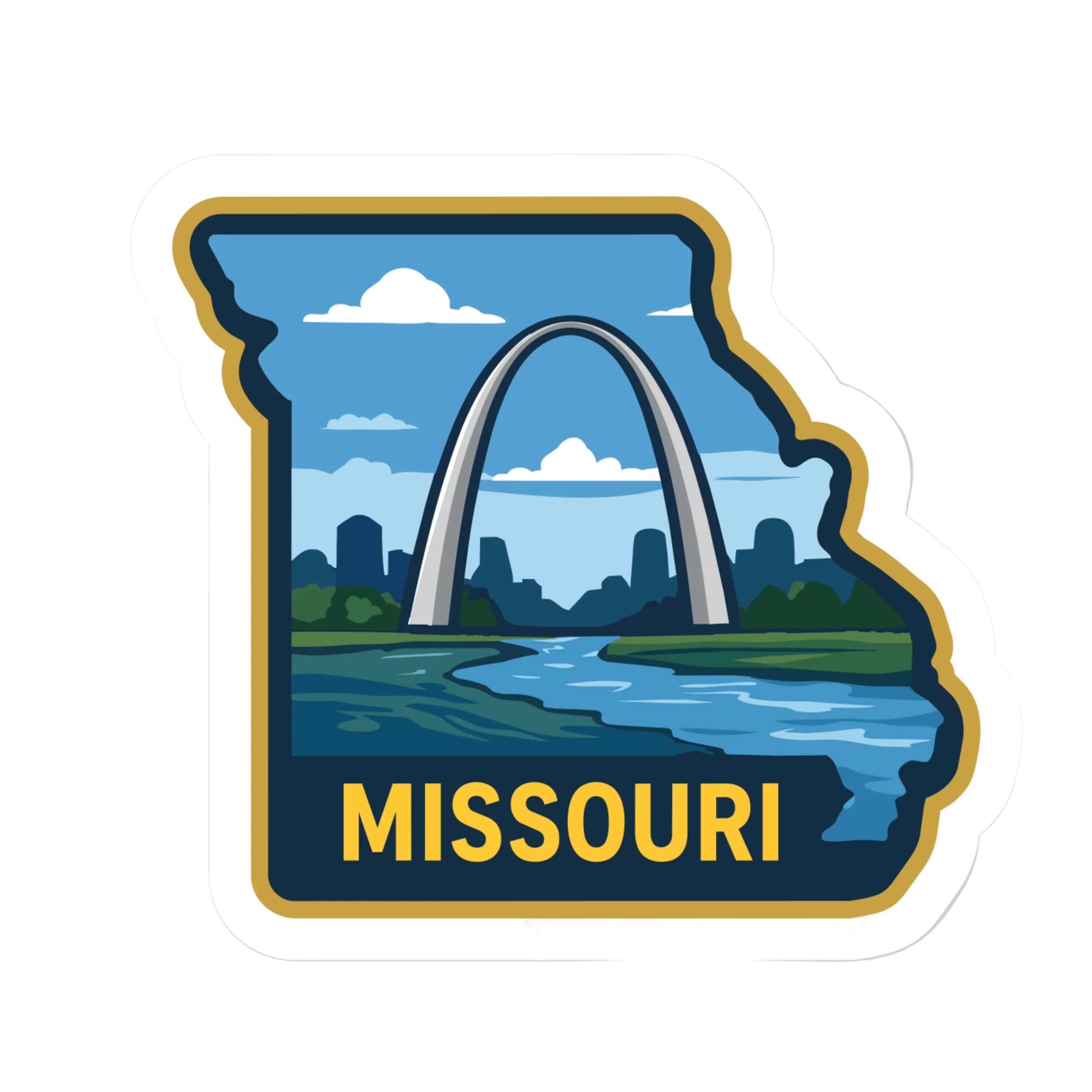 Missouri State Shape Patch