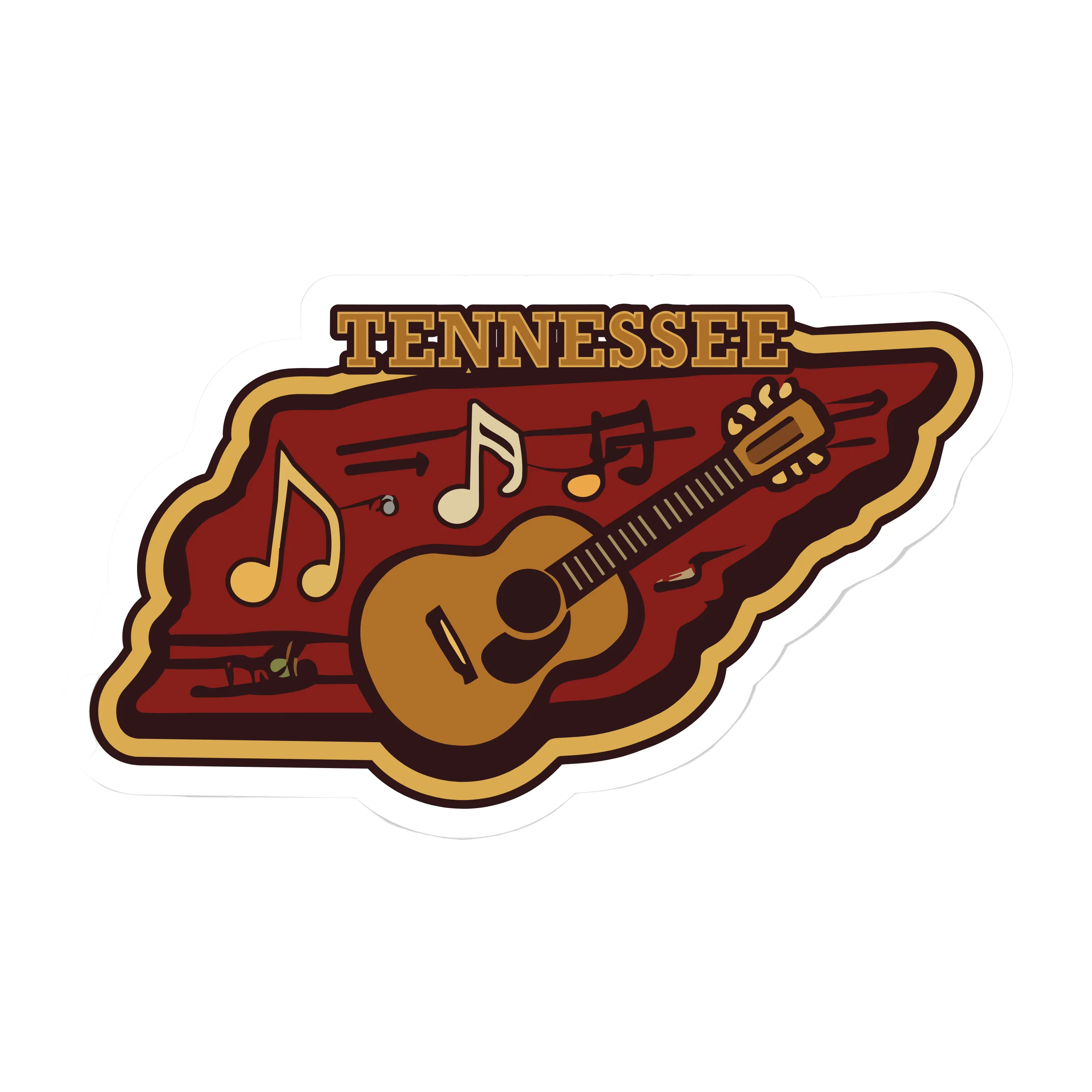 Tennessee State Shaped Patch