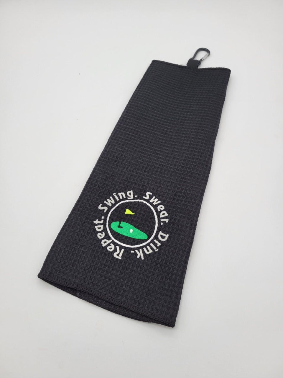 Swing Swear Drink Repeat Golf Towel