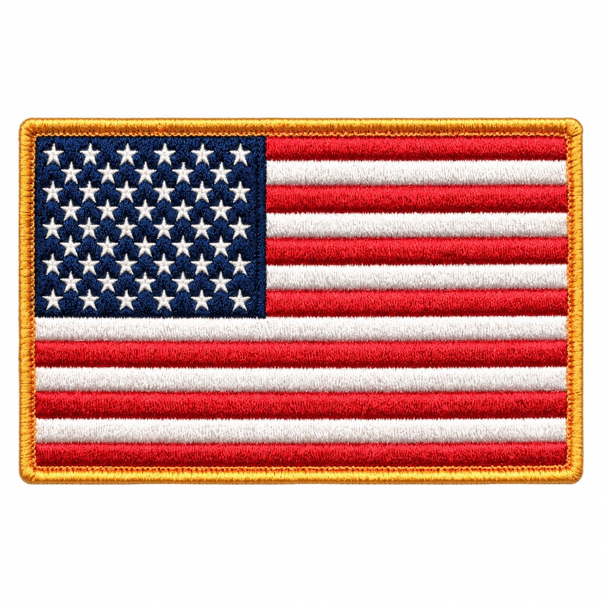 American UV Embroidered Flag Side Patch
