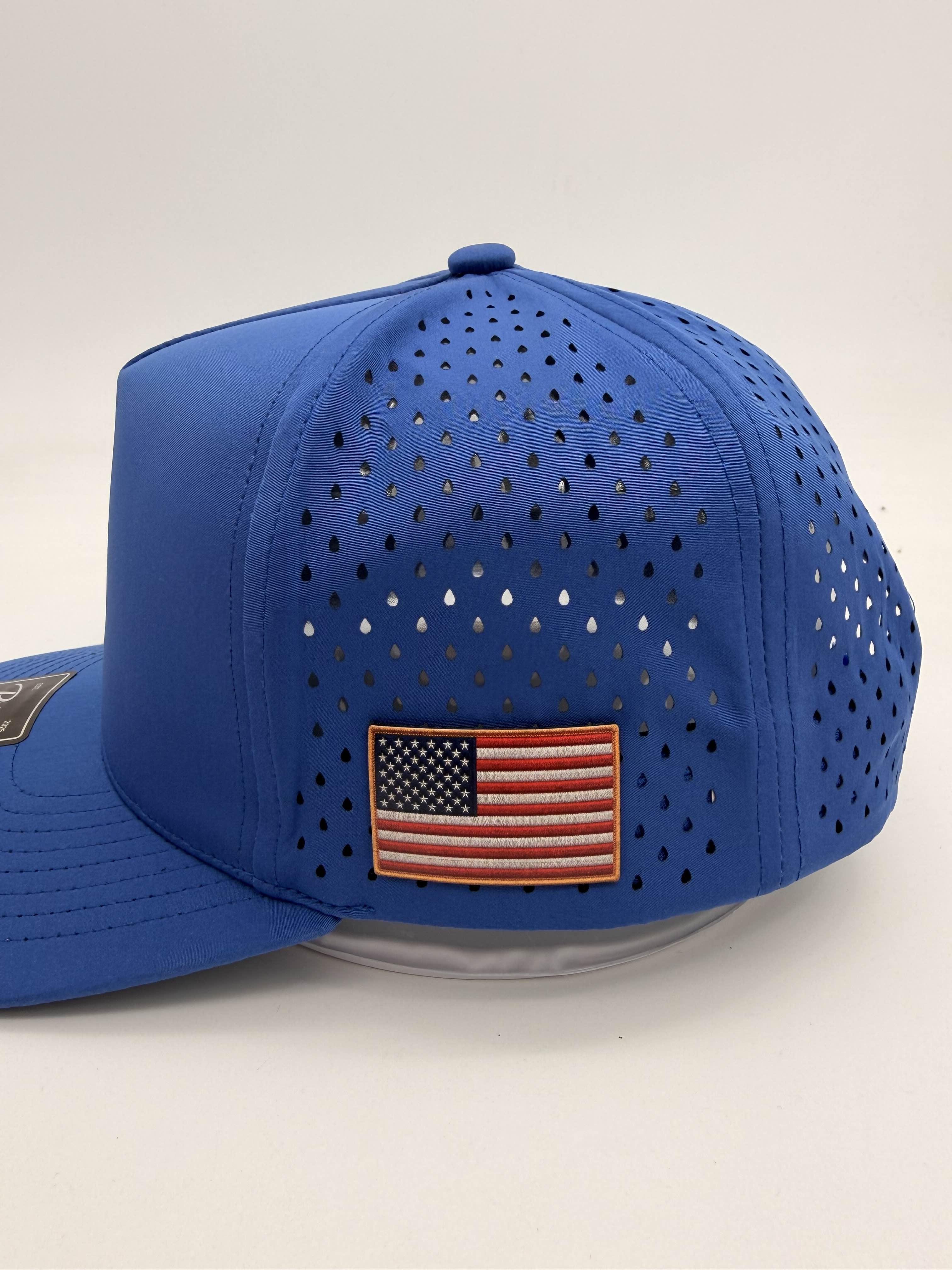 American UV Embroidered Flag Side Patch