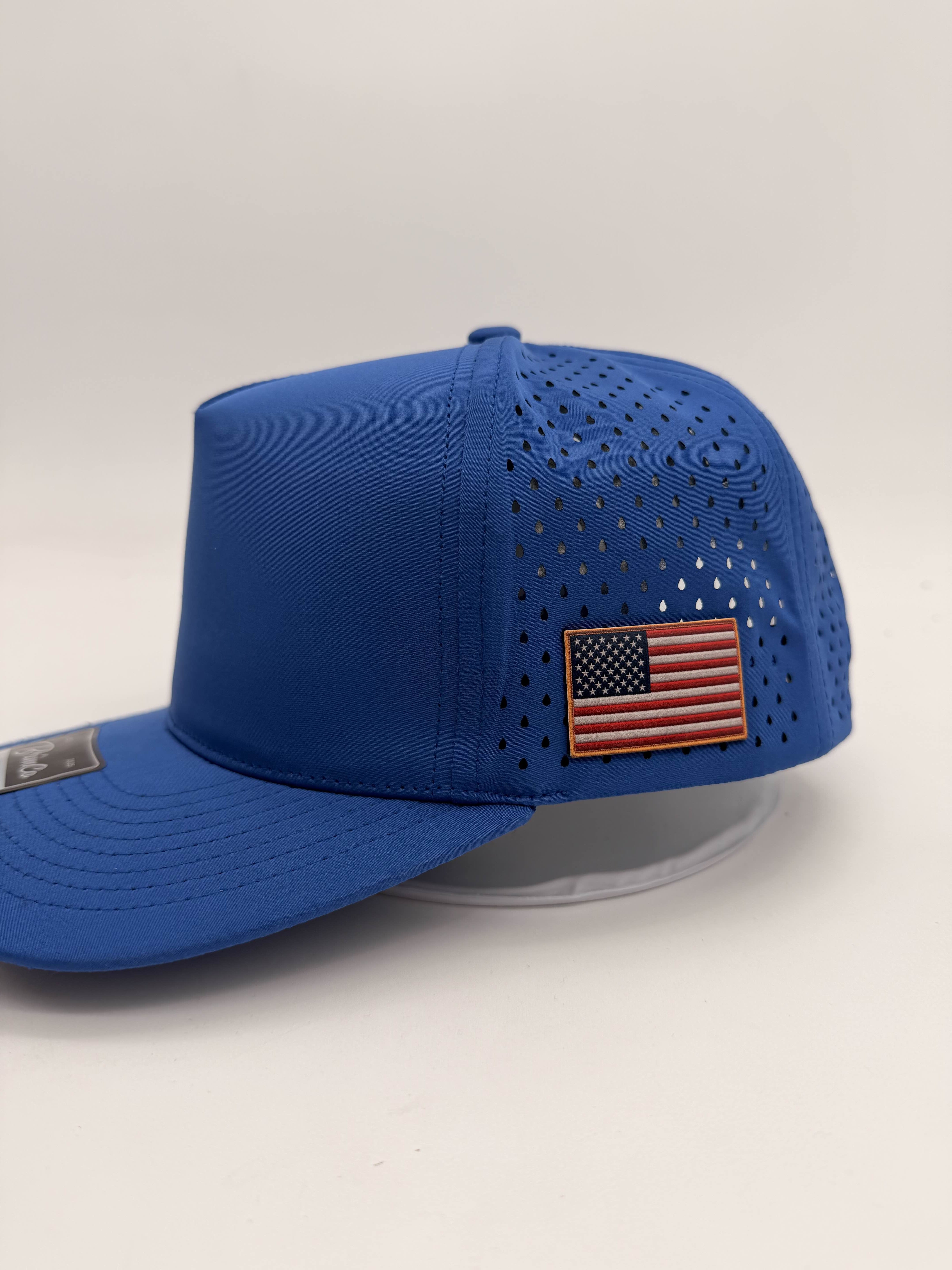 American UV Embroidered Flag Side Patch
