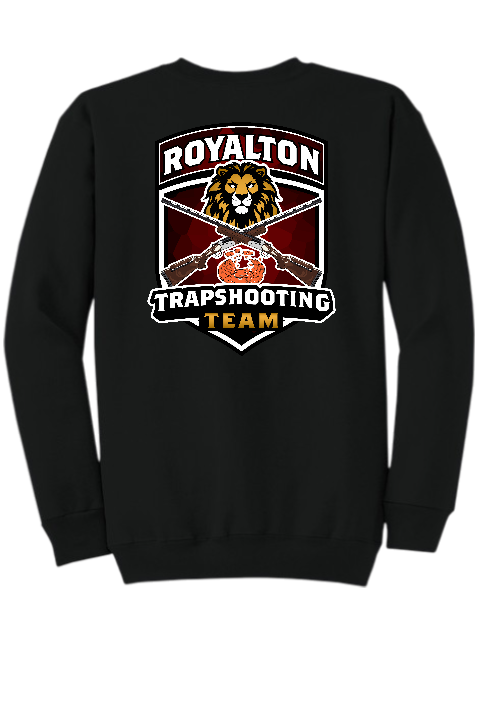 Royalton Trap Shoot Crew Neck Sweatshirt Port & Co Core Fleece Crewneck Sweatshirt