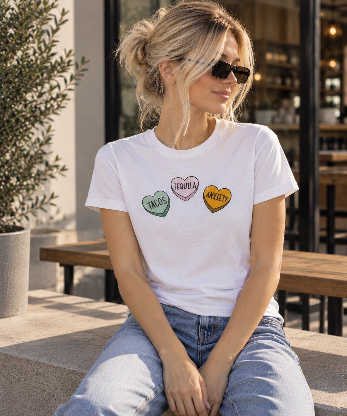 Tacos Tequila Anxiety T-Shirt