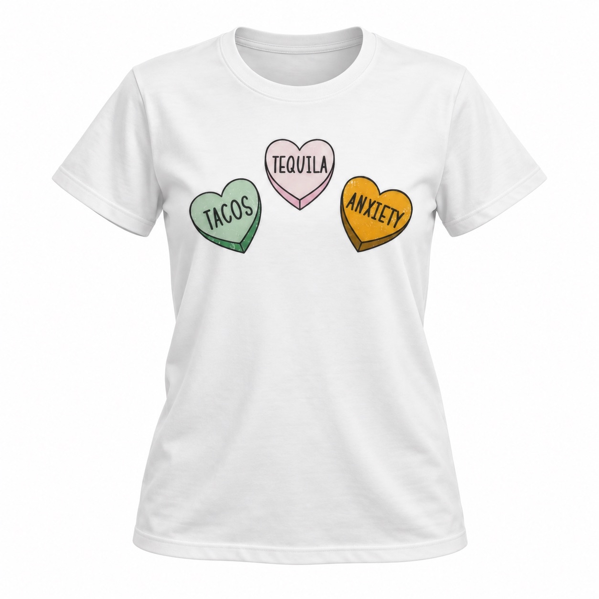 Tacos Tequila Anxiety T-Shirt