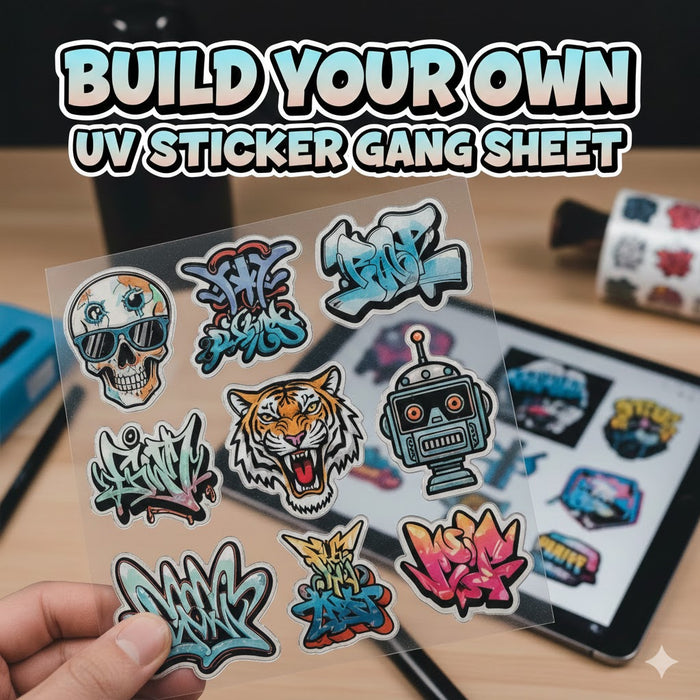 UV DTF Sticker Gang Sheet