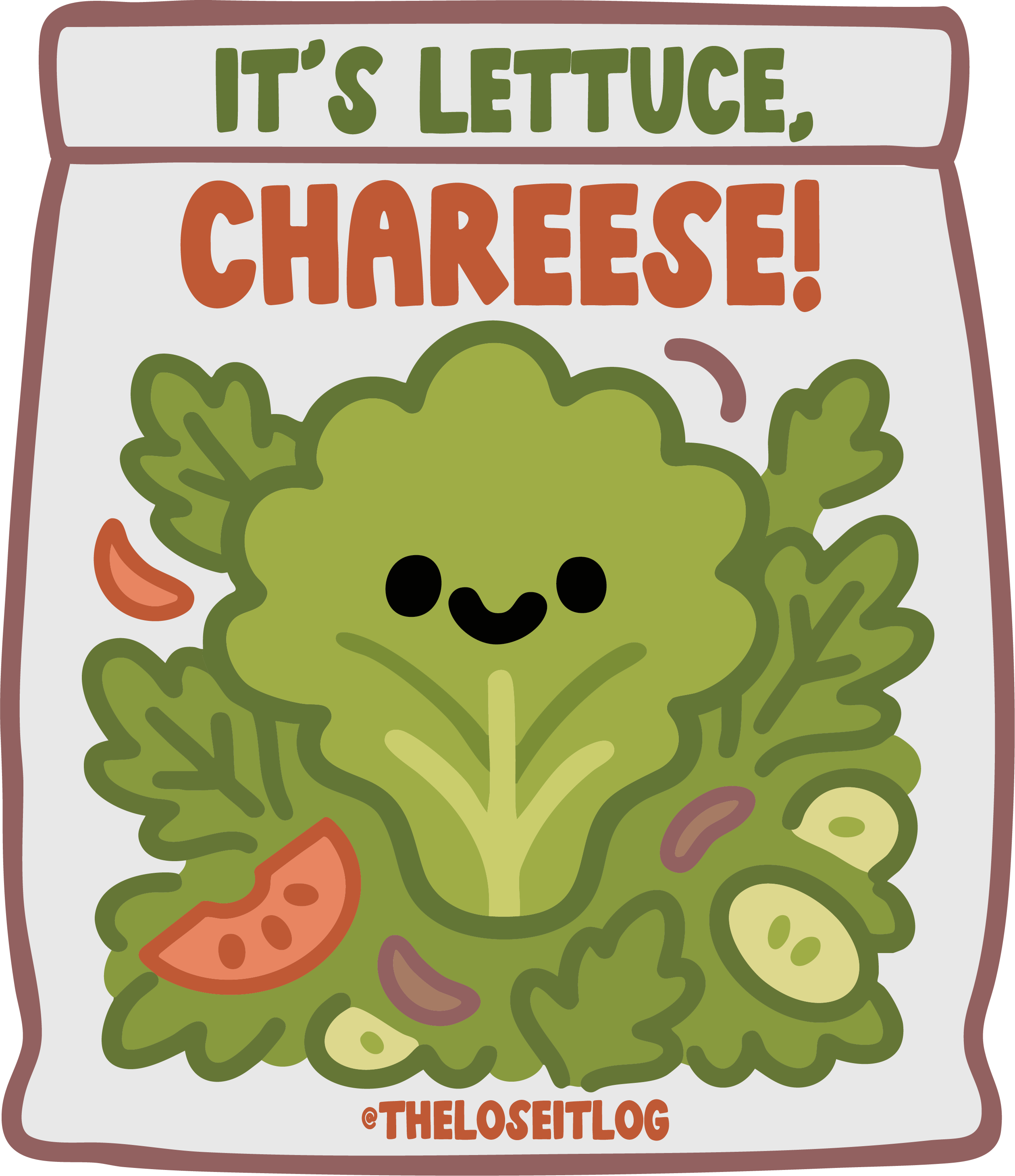 It's Lettuce, Chareese Sticker